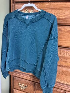 New free people size xsmall emerald green